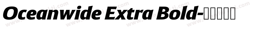 Oceanwide Extra Bold字体转换